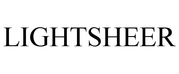 Trademark Logo LIGHTSHEER