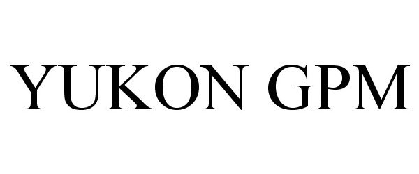 Trademark Logo YUKON GPM