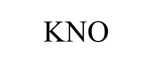 Trademark Logo KNO