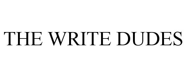 THE WRITE DUDES