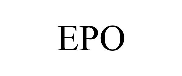 Trademark Logo EPO