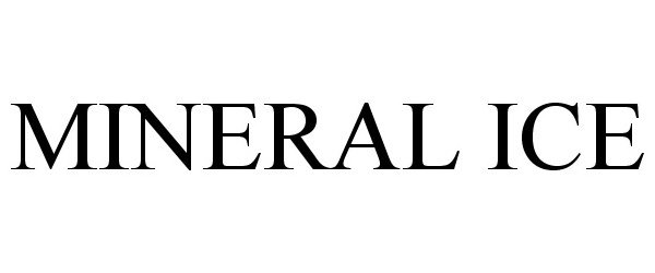 Trademark Logo MINERAL ICE