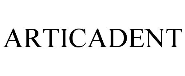 Trademark Logo ARTICADENT