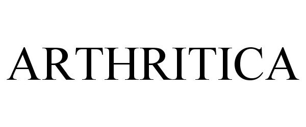 Trademark Logo ARTHRITICA