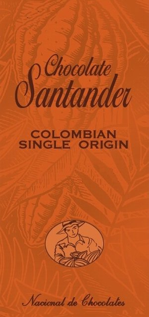  CHOCOLATE SANTANDER COLOMBIAN SINGLE ORIGIN NACIONAL DE CHOCOLATES