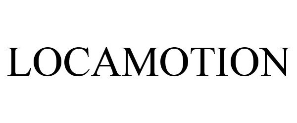 Trademark Logo LOCAMOTION