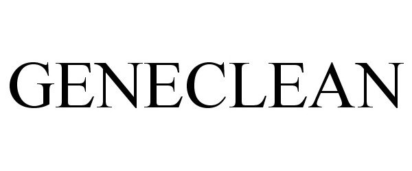 Trademark Logo GENECLEAN