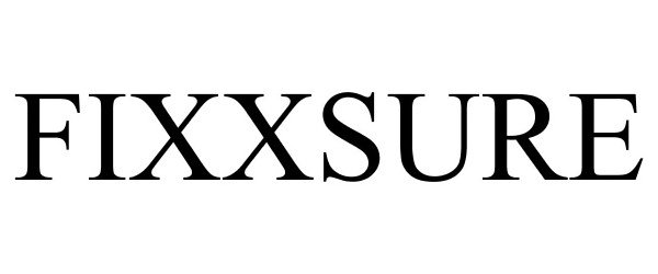 Trademark Logo FIXXSURE