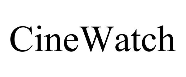 Trademark Logo CINEWATCH