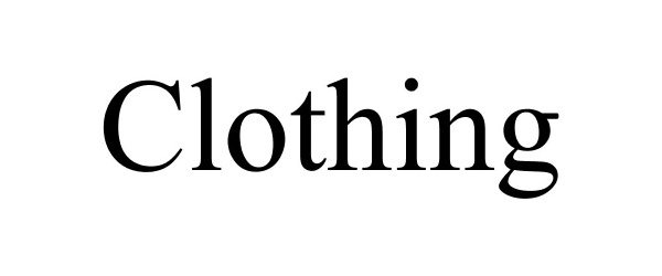 Trademark Logo CLOTHING