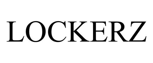 Trademark Logo LOCKERZ