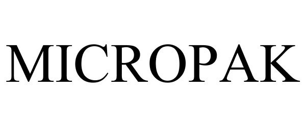 Trademark Logo MICROPAK