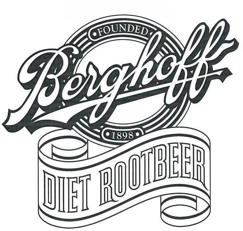 Trademark Logo FOUNDED 1898 BERGHOFF DIET ROOTBEER