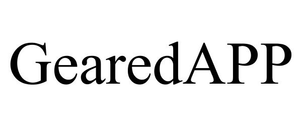 Trademark Logo GEAREDAPP