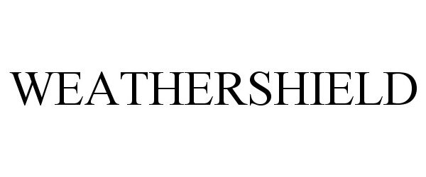 Trademark Logo WEATHERSHIELD