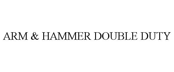  ARM &amp; HAMMER DOUBLE DUTY