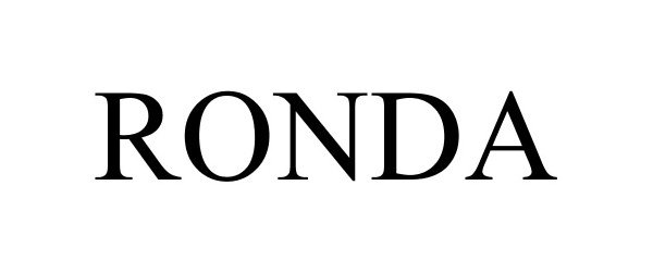 Trademark Logo RONDA