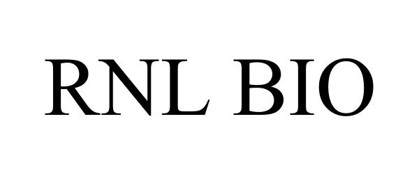 Trademark Logo RNL BIO