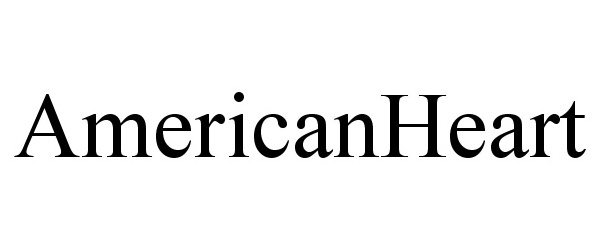Trademark Logo AMERICANHEART