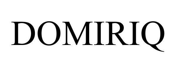 Trademark Logo DOMIRIQ