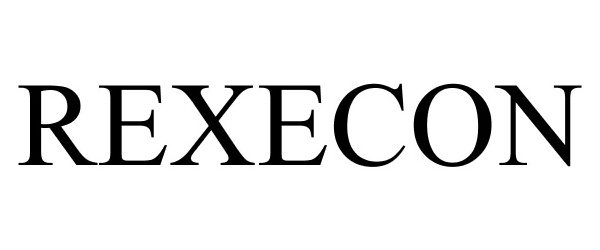 Trademark Logo REXECON