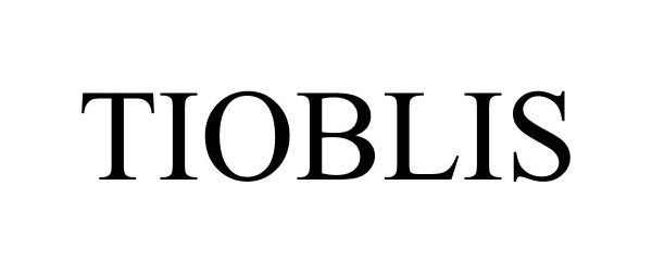 Trademark Logo TIOBLIS