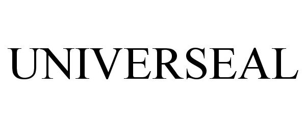 Trademark Logo UNIVERSEAL