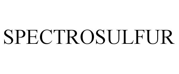 Trademark Logo SPECTROSULFUR