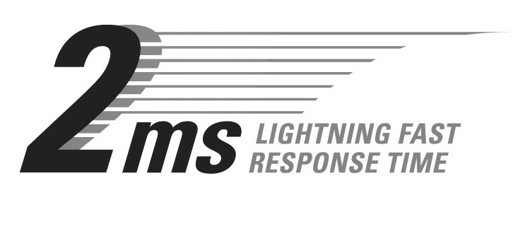 Trademark Logo 2MS LIGHTNING FAST RESPONSE TIME