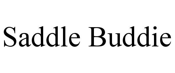 Trademark Logo SADDLE BUDDIE