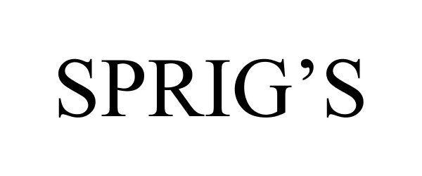 Trademark Logo SPRIG'S