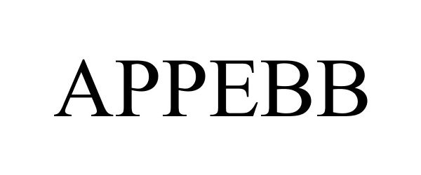Trademark Logo APPEBB