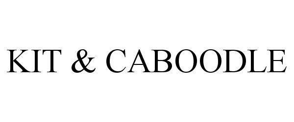 Trademark Logo KIT &amp; CABOODLE