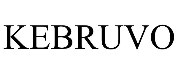 Trademark Logo KEBRUVO