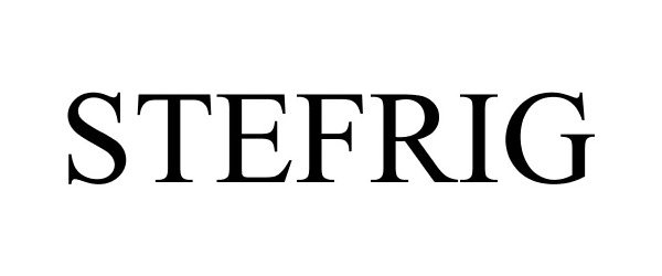 Trademark Logo STEFRIG