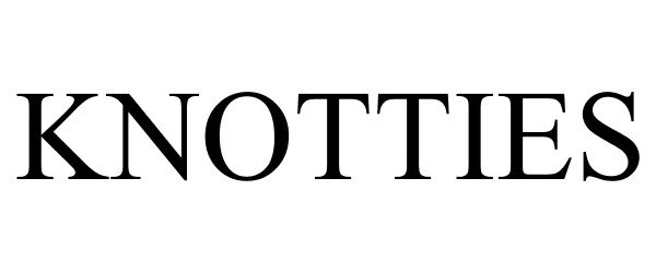 Trademark Logo KNOTTIES