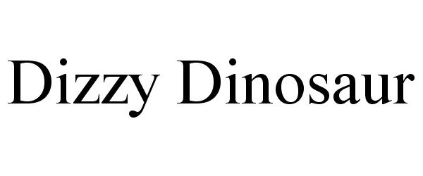 Trademark Logo DIZZY DINOSAUR