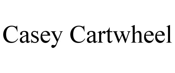 Trademark Logo CASEY CARTWHEEL