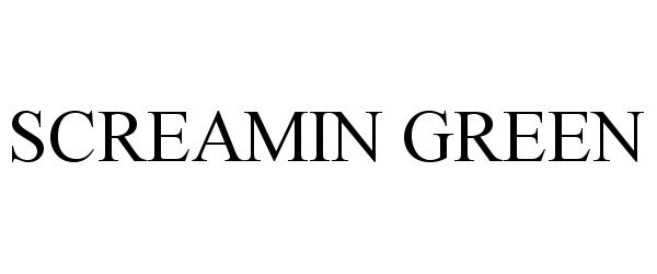 Trademark Logo SCREAMIN GREEN