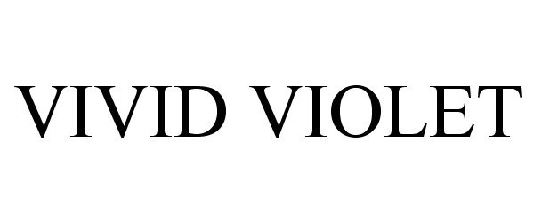 Trademark Logo VIVID VIOLET