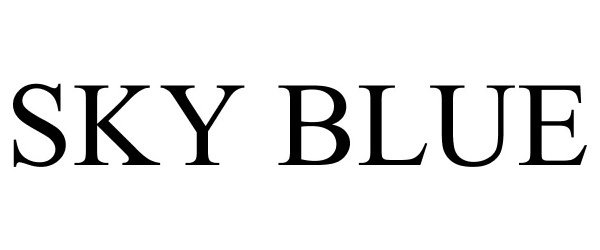 Trademark Logo SKY BLUE