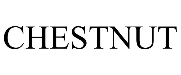 Trademark Logo CHESTNUT