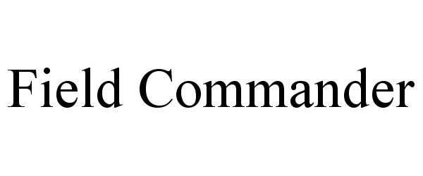 Trademark Logo FIELD COMMANDER