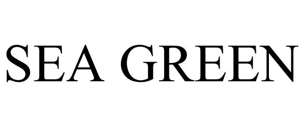 Trademark Logo SEA GREEN