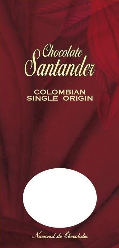 Trademark Logo CHOCOLATE SANTANDER COLOMBIAN SINGLE ORIGIN NACIONAL DE CHOCOLATES