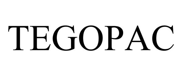 Trademark Logo TEGOPAC