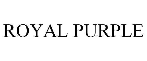 Trademark Logo ROYAL PURPLE