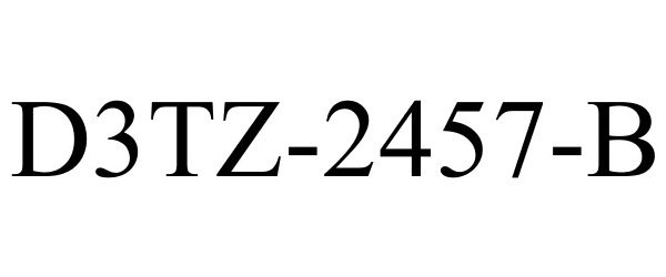 Trademark Logo D3TZ-2457-B