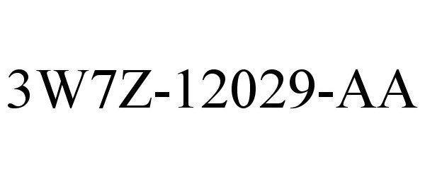 Trademark Logo 3W7Z-12029-AA