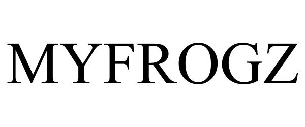 Trademark Logo MYFROGZ